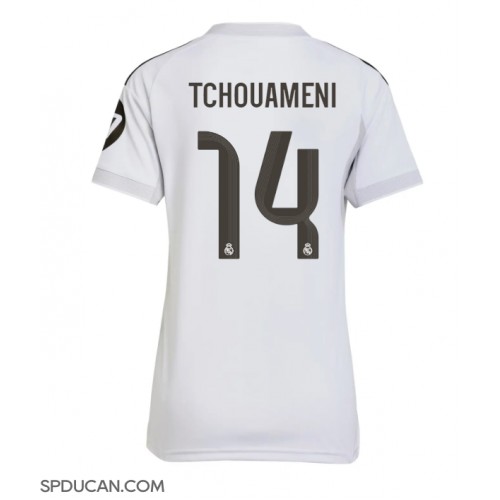 Zenski Nogometni Dres Real Madrid Aurelien Tchouameni #14 Domaci 2025-26 Kratak Rukav